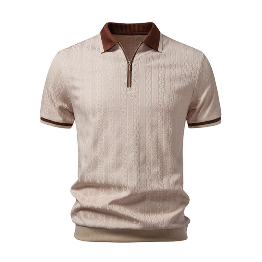 DINO – Polo Uomo in Maglia con Zip