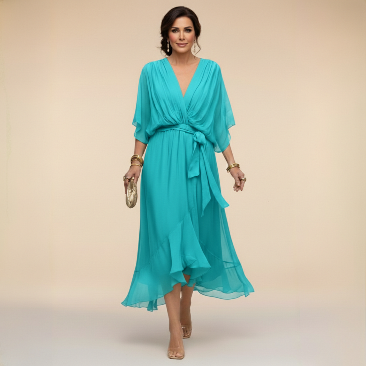 GIULIA – Vestito Donna in Chiffon
