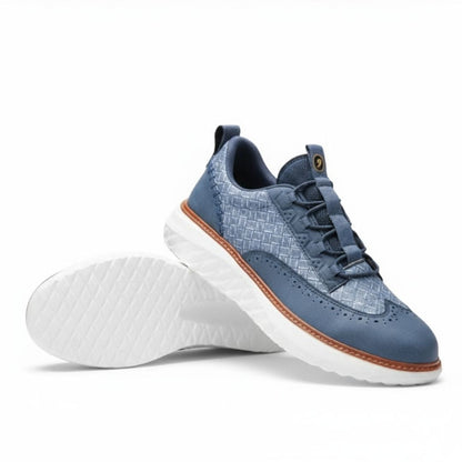 CORRADO – Scarpa Uomo in Camoscio e Intreccio