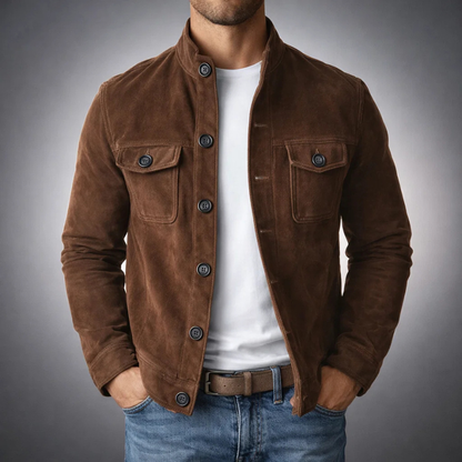 CARLO – Giacca Uomo in Camoscio