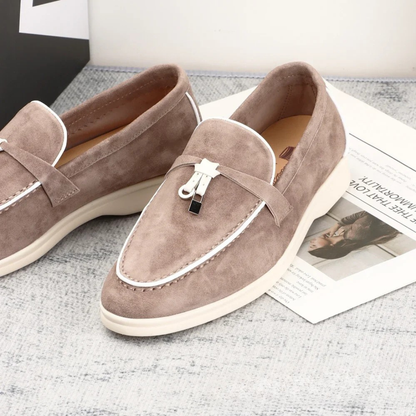 NINA – Mocassino Donna in Camoscio
