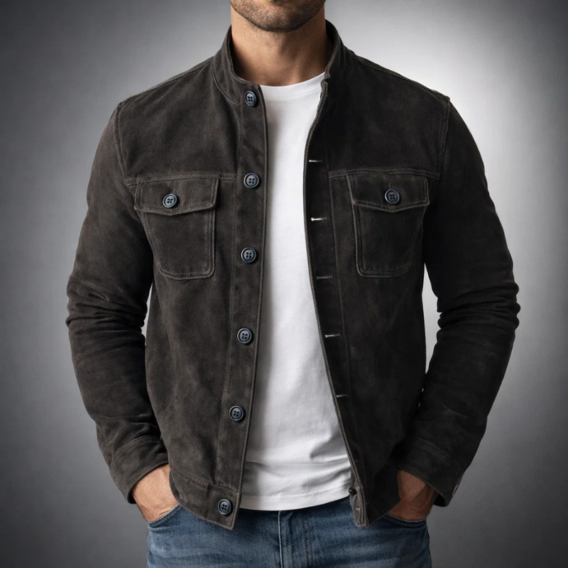 CARLO – Giacca Uomo in Camoscio