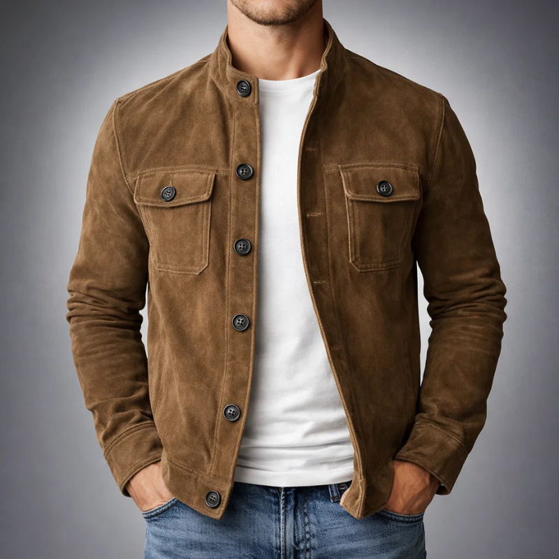 CARLO – Giacca Uomo in Camoscio