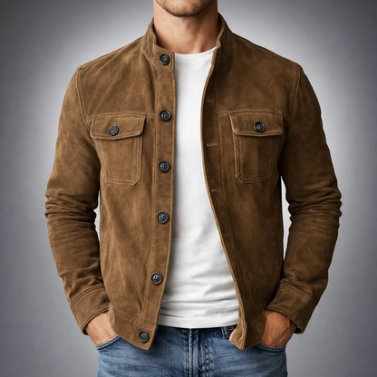CARLO – Giacca Uomo in Camoscio