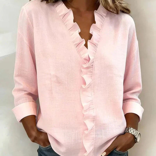 RIMINI – Blusa Donna con Ruches Frontali