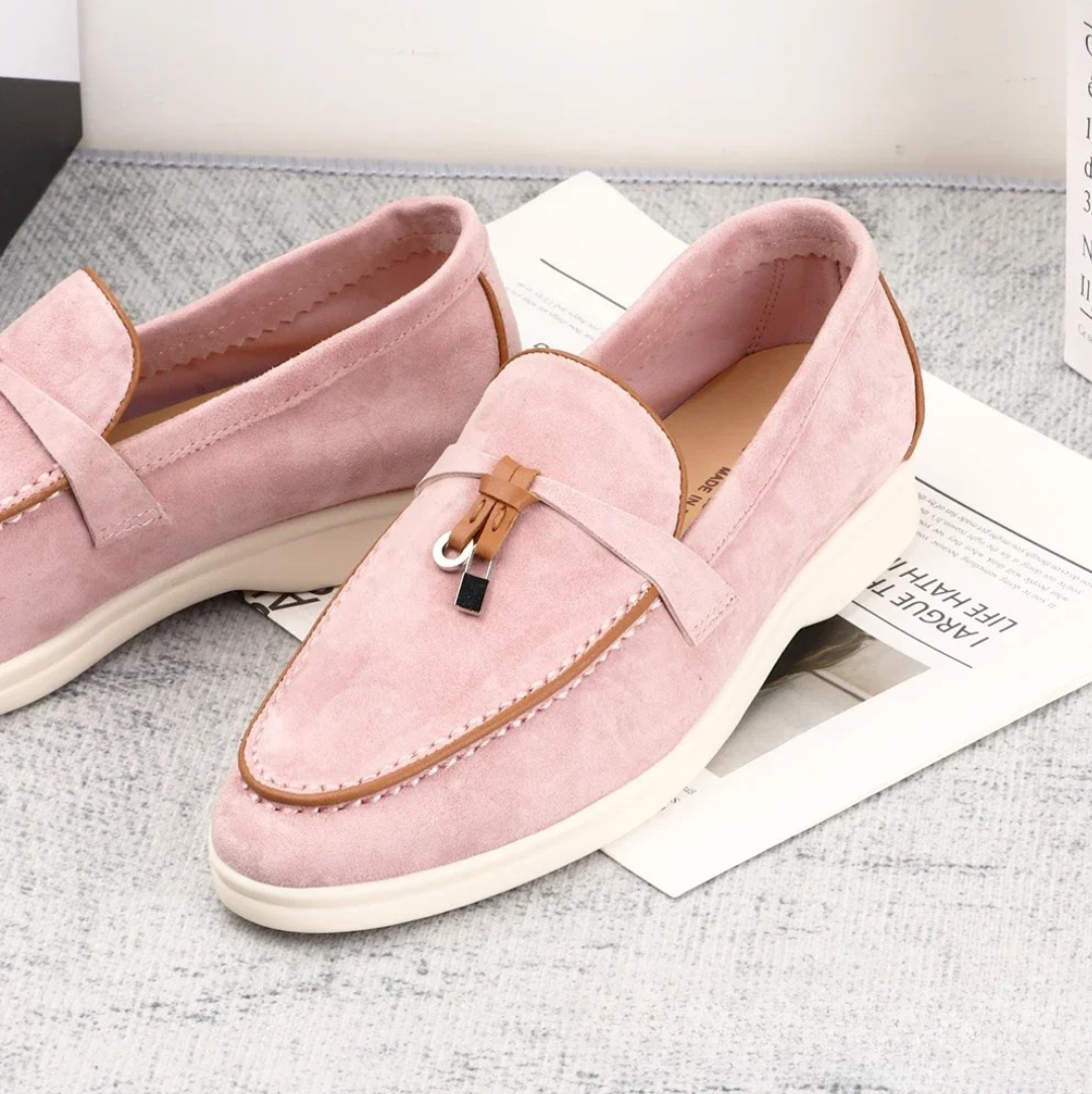 NINA – Mocassino Donna in Camoscio