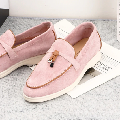 NINA – Mocassino Donna in Camoscio