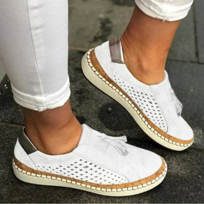 EMMA – Sneakers Donna in Camoscio con Nappine