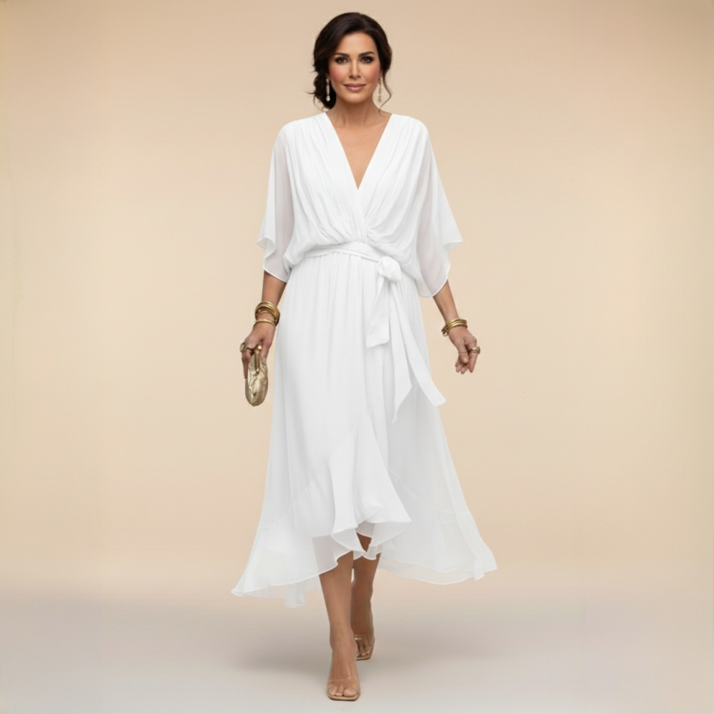 GIULIA – Vestito Donna in Chiffon