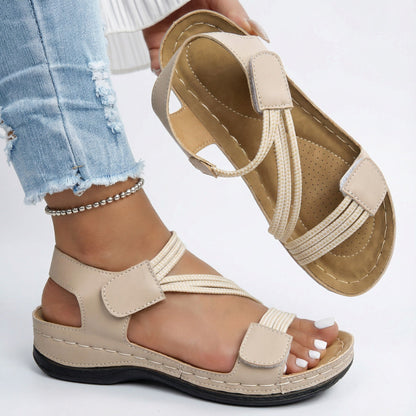 SALERNO – Sandalo Donna con Fasce Elastiche