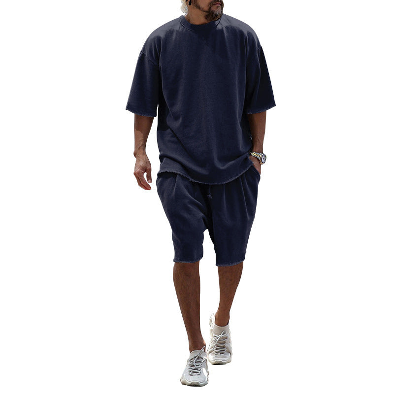 ITALO – Completo Uomo T-Shirt e Shorts in Cotone