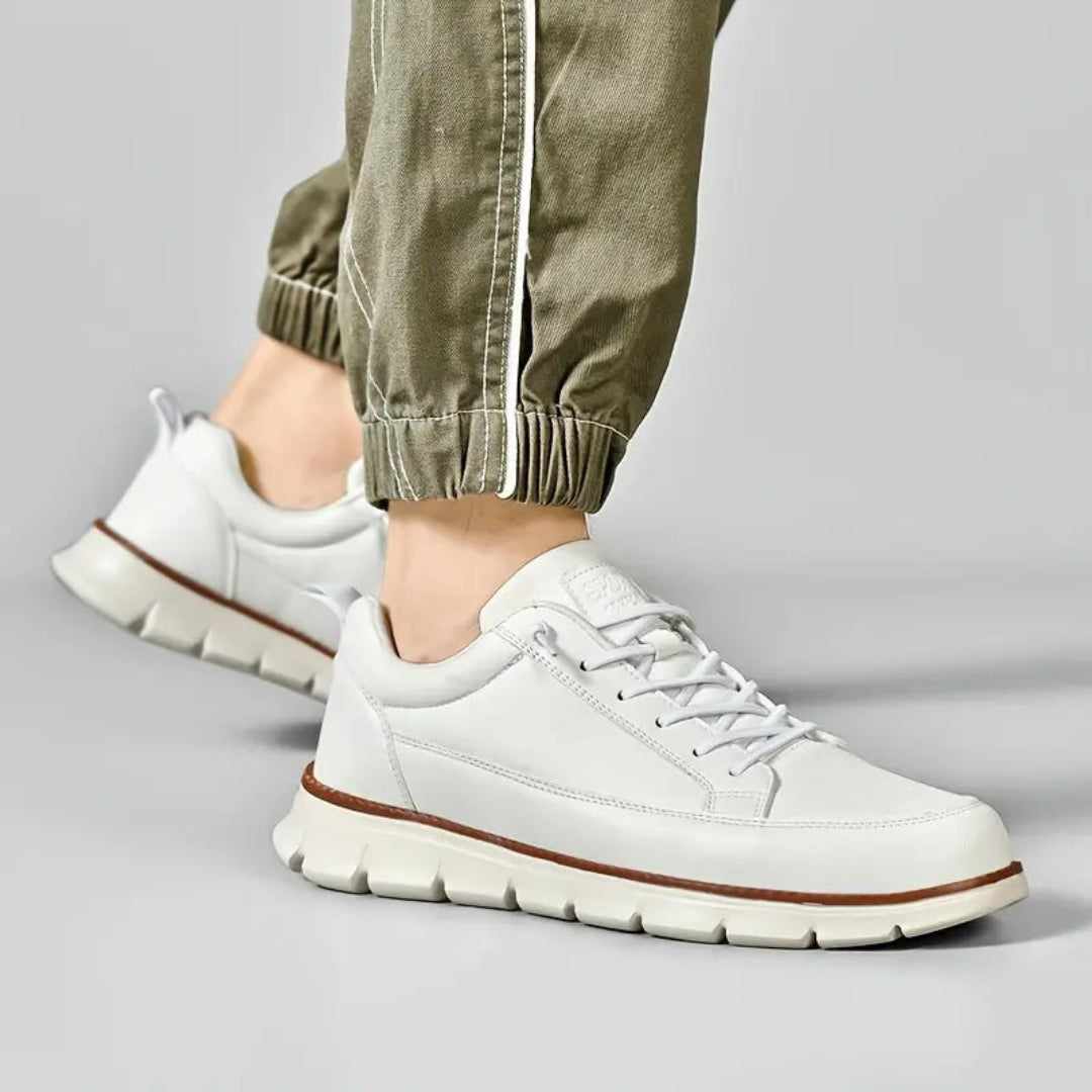 BRUNO – Scarpe Casual Uomo in Pelle Blu Navy