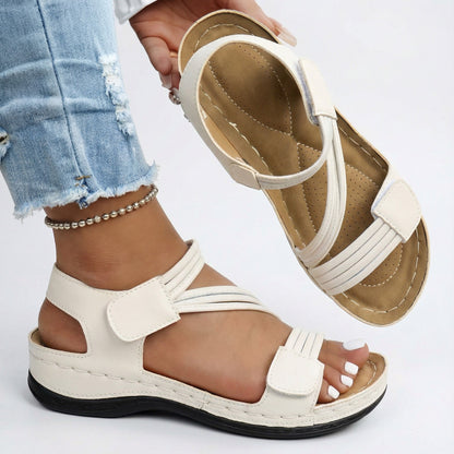 SALERNO – Sandalo Donna con Fasce Elastiche