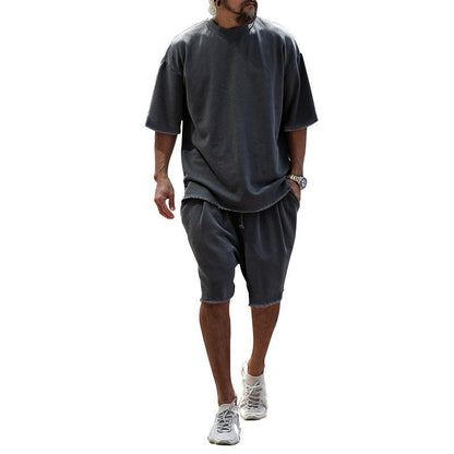 ITALO – Completo Uomo T-Shirt e Shorts in Cotone