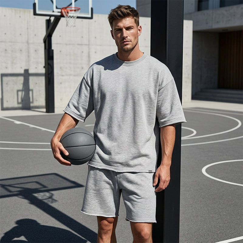 ITALO – Completo Uomo T-Shirt e Shorts in Cotone