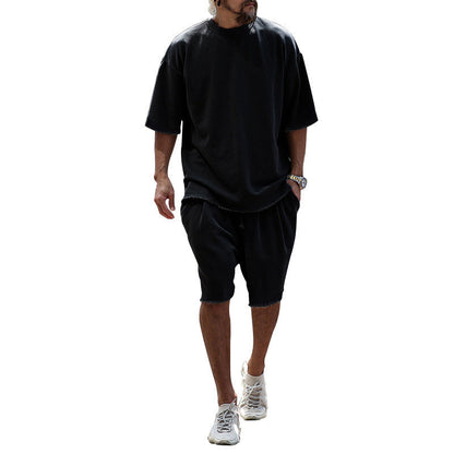 ITALO – Completo Uomo T-Shirt e Shorts in Cotone
