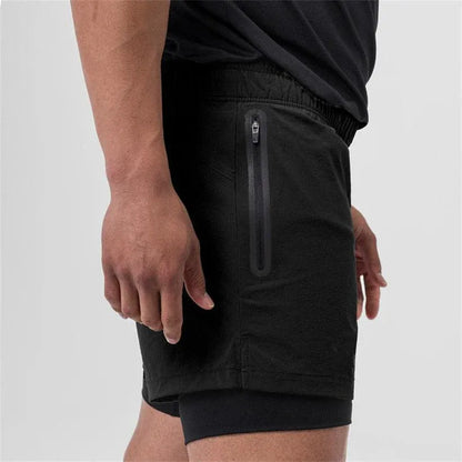 VITO – Shorts Uomo Sportivi 2 in 1