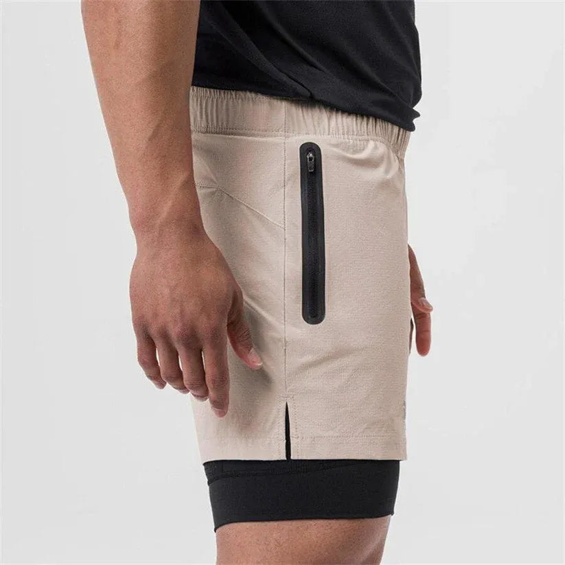 VITO – Shorts Uomo Sportivi 2 in 1