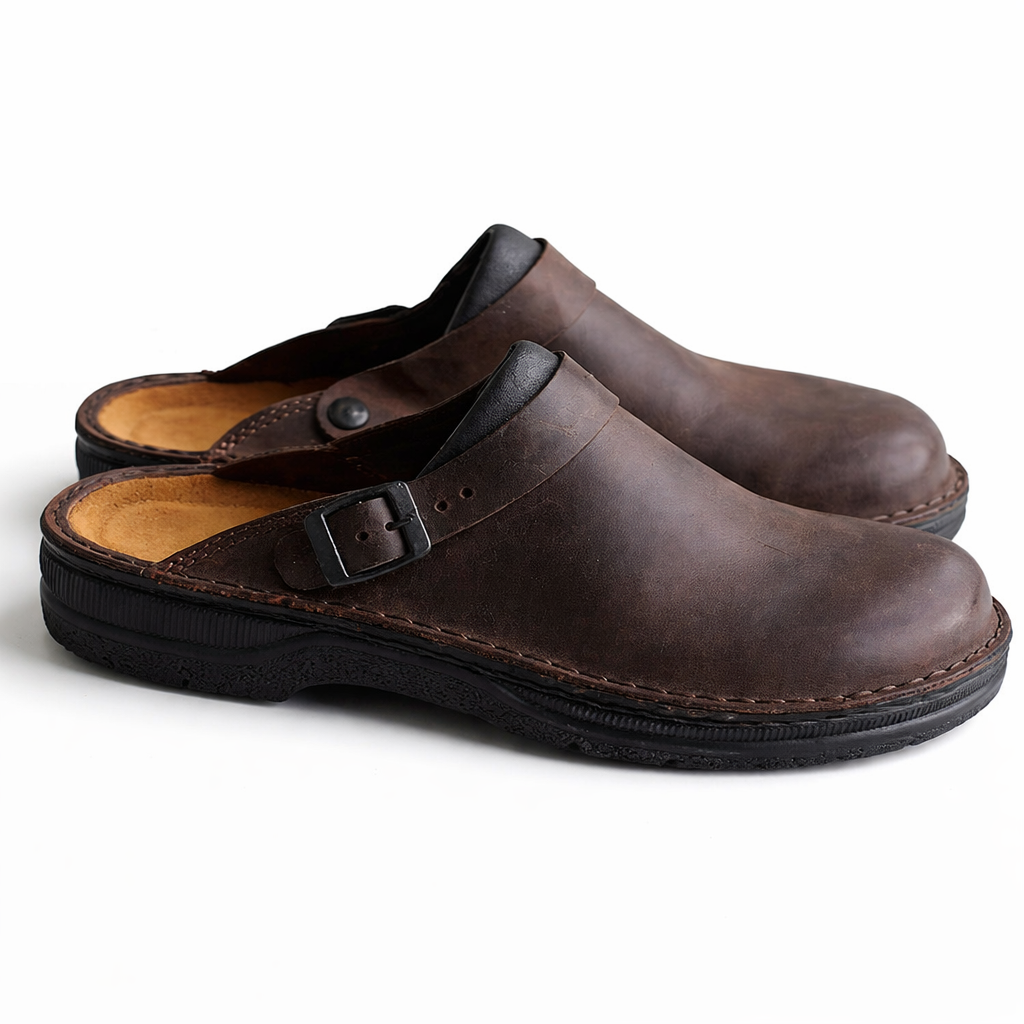 GIANLUCA – Sabot Uomo in Pelle con Fibbia