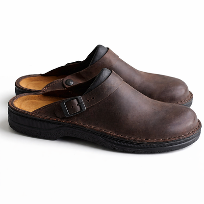 GIANLUCA – Sabot Uomo in Pelle con Fibbia