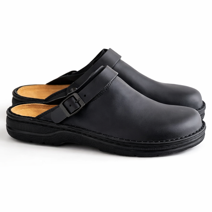 GIANLUCA – Sabot Uomo in Pelle con Fibbia