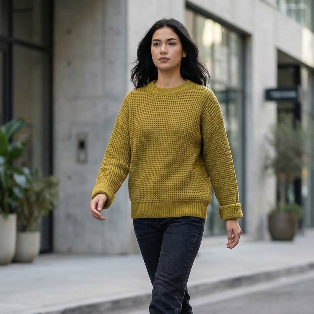 SOLE– Maglione Donna Girocollo