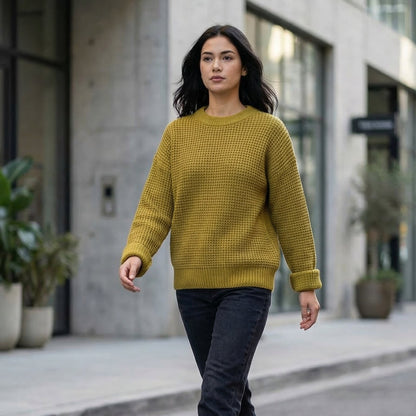 SOLE– Maglione Donna Girocollo