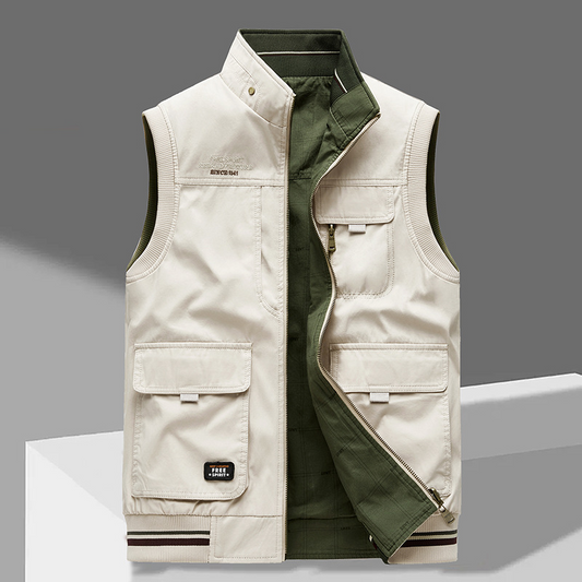 GINO – Gilet Uomo Multitasche Reversibile