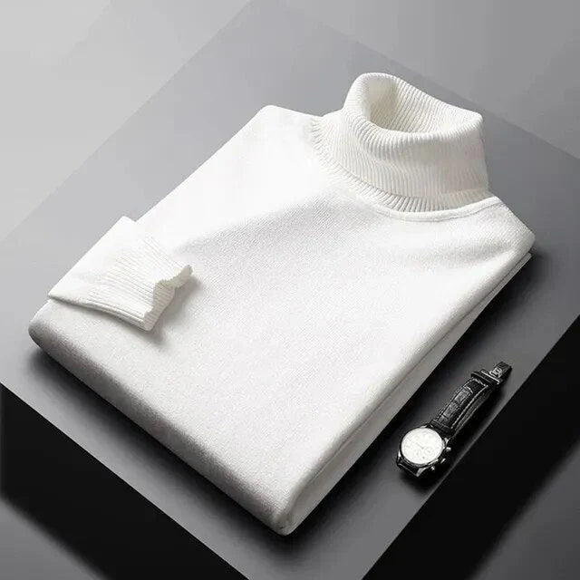 LORENZO – Maglione Uomo a Collo Alto