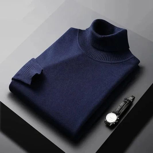 LORENZO – Maglione Uomo a Collo Alto