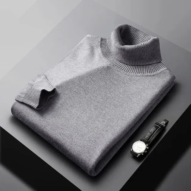 LORENZO – Maglione Uomo a Collo Alto