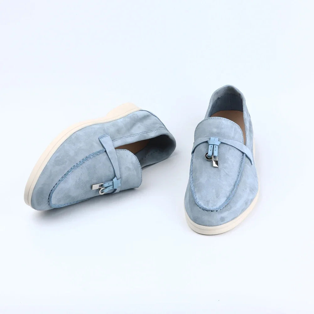 NINA – Mocassino Donna in Camoscio