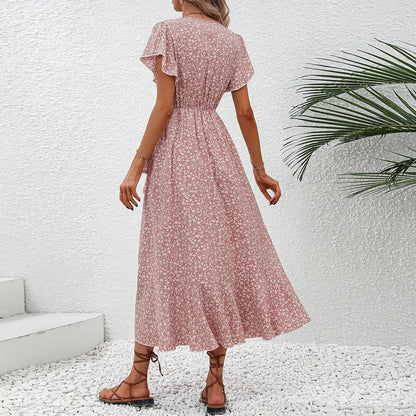 SIRACUSA – Vestito Donna a Fiori con Cintura