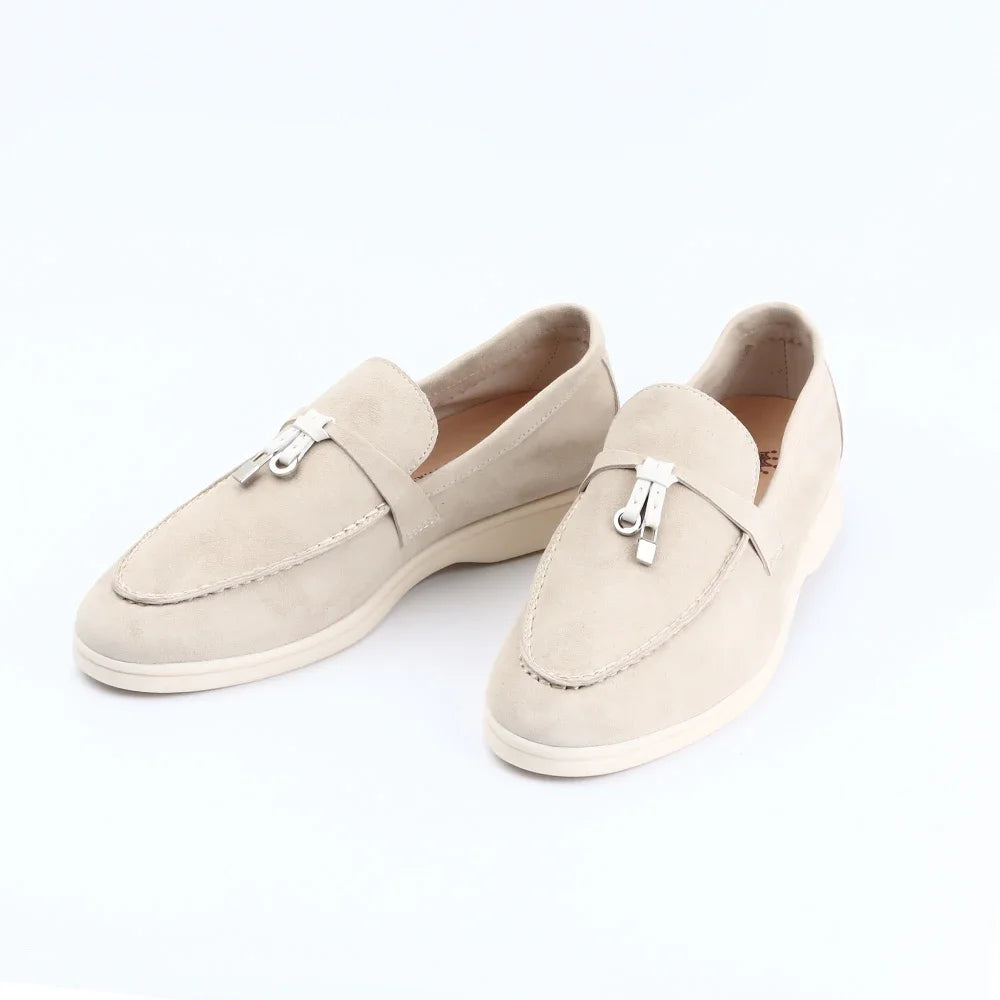 NINA – Mocassino Donna in Camoscio