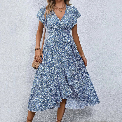 SIRACUSA – Vestito Donna a Fiori con Cintura