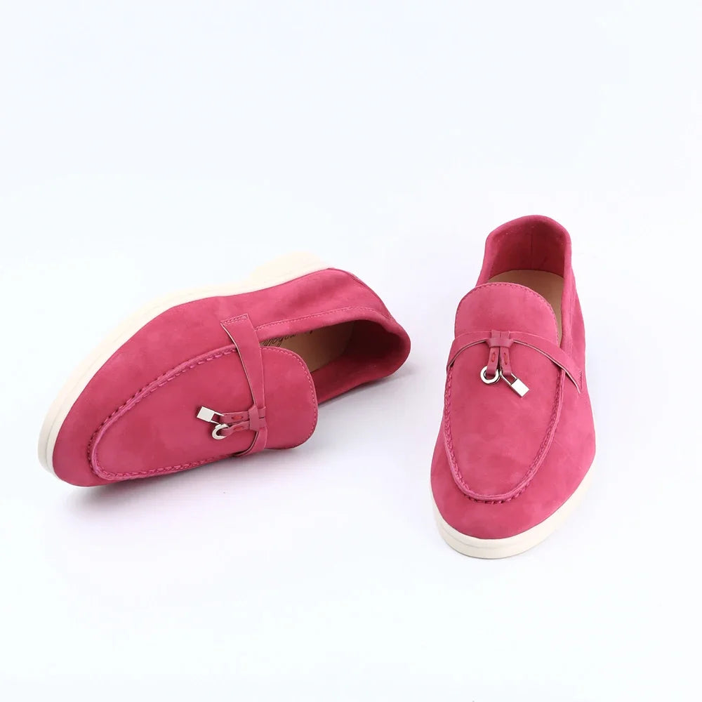 NINA – Mocassino Donna in Camoscio