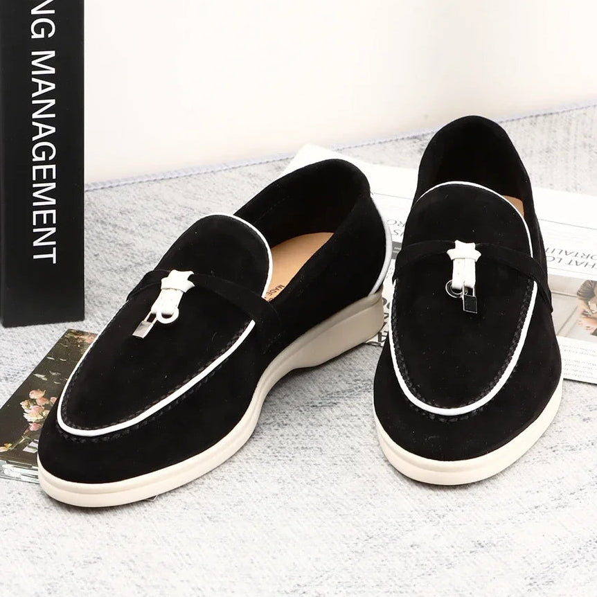 NINA – Mocassino Donna in Camoscio