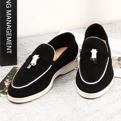 NINA – Mocassino Donna in Camoscio