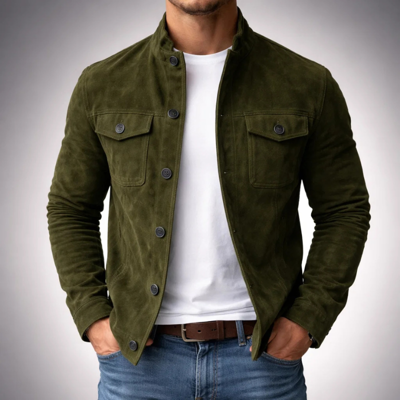 CARLO – Giacca Uomo in Camoscio