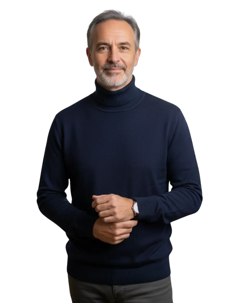 LORENZO – Maglione Uomo a Collo Alto