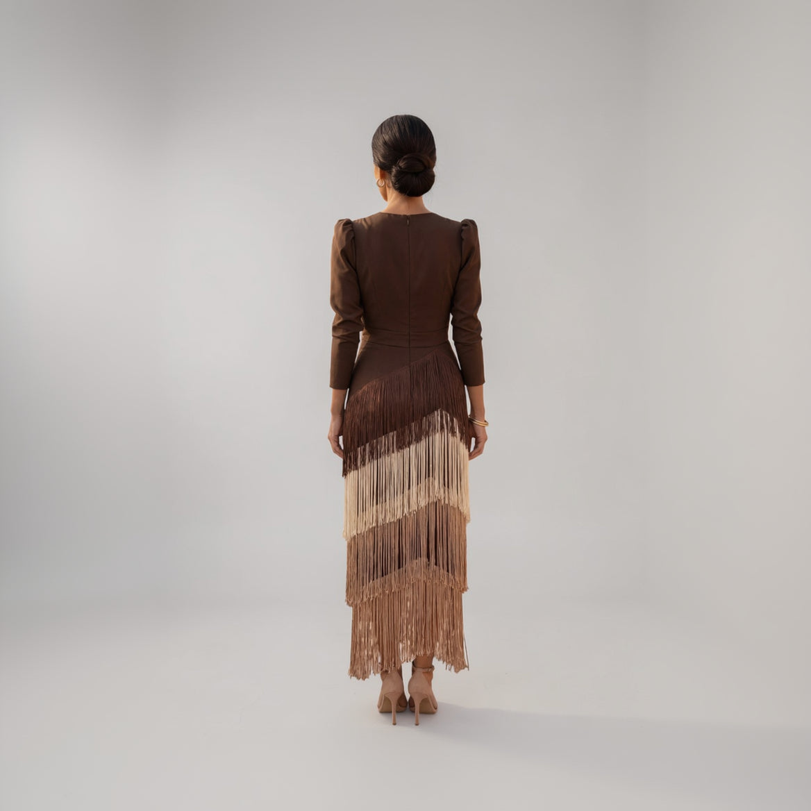 SIMONETTA – Vestito Donna con Frange a Strati