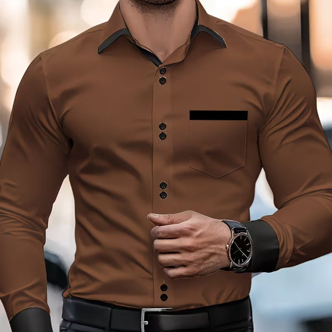 ETTORE – Camicia Uomo Slim Fit