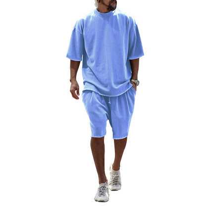 ITALO – Completo Uomo T-Shirt e Shorts in Cotone