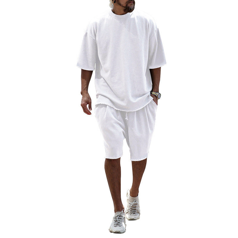 ITALO – Completo Uomo T-Shirt e Shorts in Cotone