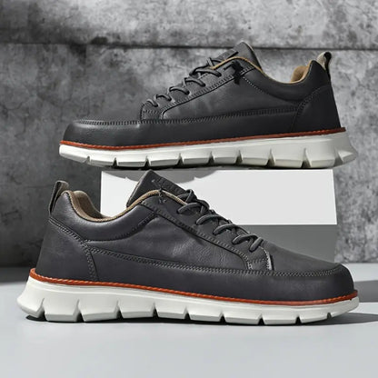 BRUNO – Scarpe Casual Uomo in Pelle Blu Navy