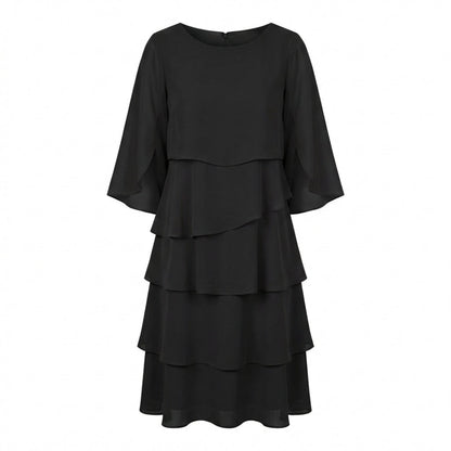 ROSSELLA – Vestito a Balze Donna
