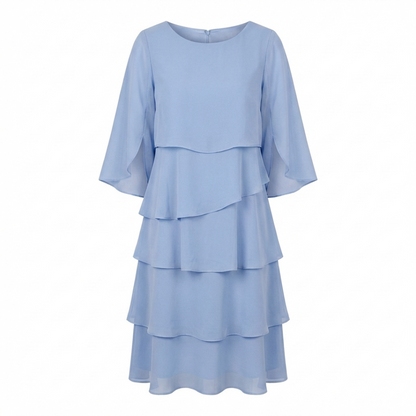 ROSSELLA – Vestito a Balze Donna