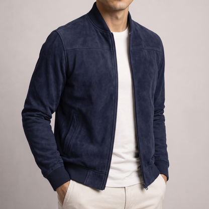 ROBERTO – Bomber Uomo in Ecocamoscio