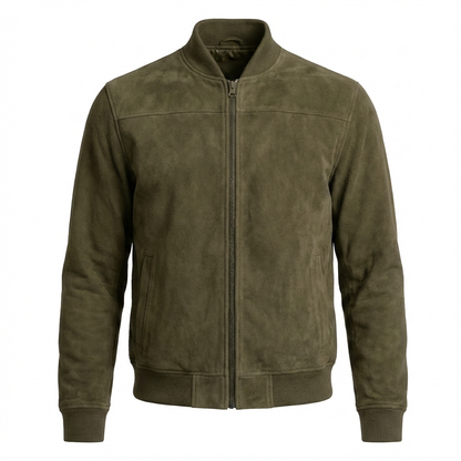 ROBERTO – Bomber Uomo in Ecocamoscio