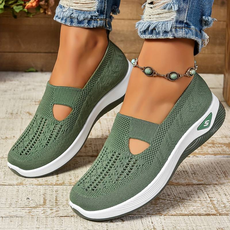 NADIA – Sneakers Donna Slip-On in Mesh Traspirante